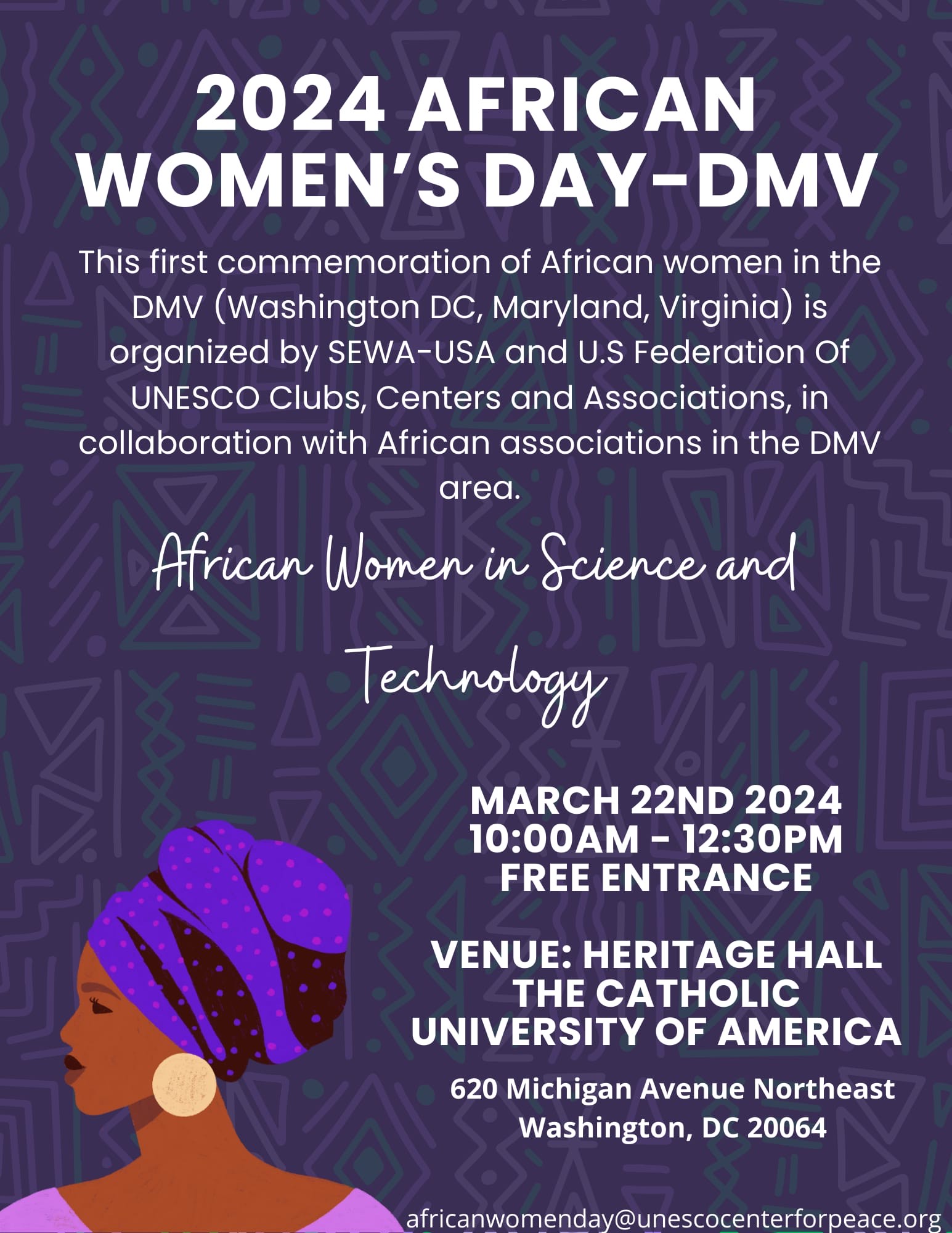 African Women's Day Event Poster